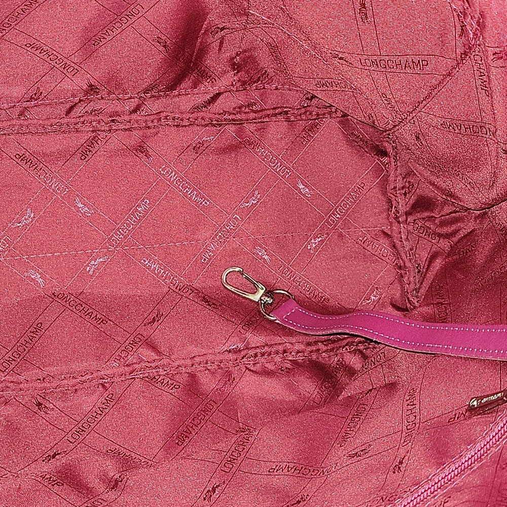 Longchamp Pink Pebbled Leather Tote - Picture 12 of 16